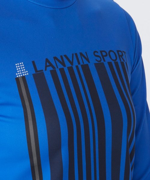 LANVIN SPORT(ランバン スポール)/【WEB限定】プリントモックネックシャツ【吸汗/UV CUT(UPF50+）/ECO】【アウトレット】/img10