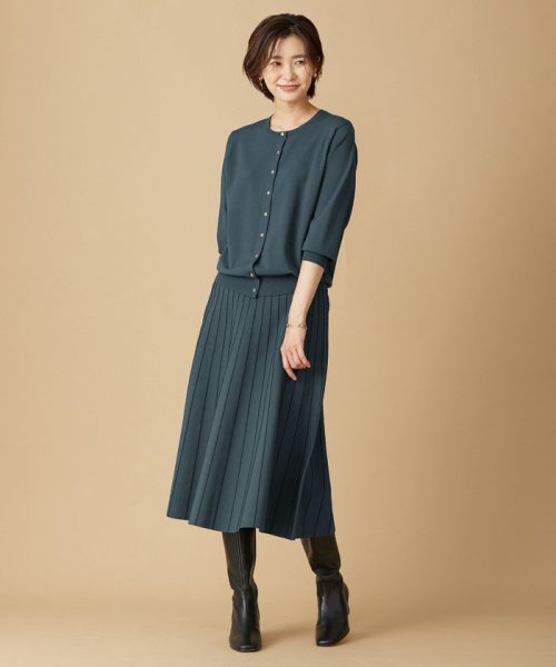 J.PRESS LADIES（LARGE SIZE）(J．プレス　レディス（大きいサイズ）)/【洗える】 レーヨンエリートストレッチ カーディガン/img05