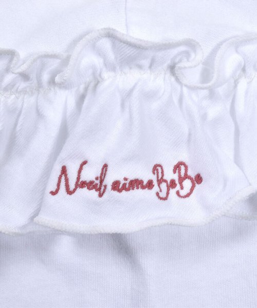 Noeil aime BeBe(ノイユ　エーム　べべ)/袖 フリル 付 天竺 Tシャツ (80~130cm)/img09