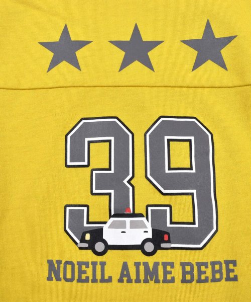 Noeil aime BeBe(ノイユ　エーム　べべ)/裾 ラウンド パトカー ビッグ シルエット スラブ 生地 Tシャツ　(80~13/img09