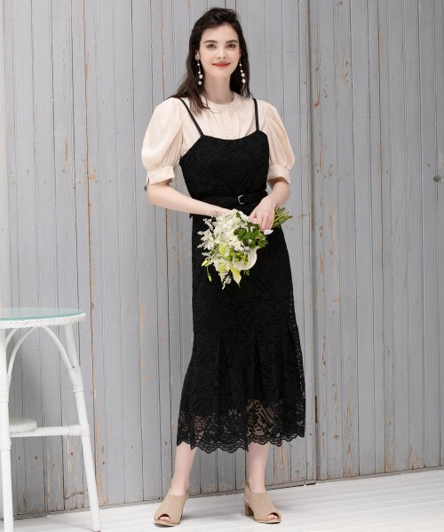 DRESS+(ドレス プラス)/ブラウス ジャンパースカート セット 結婚式 ドレス マーメイド/img01