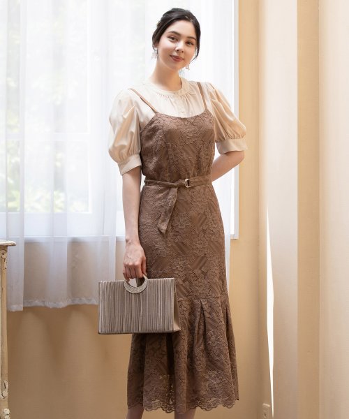 DRESS+(ドレス プラス)/ブラウス ジャンパースカート セット 結婚式 ドレス マーメイド/img10