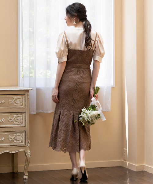 DRESS+(ドレス プラス)/ブラウス ジャンパースカート セット 結婚式 ドレス マーメイド/img13