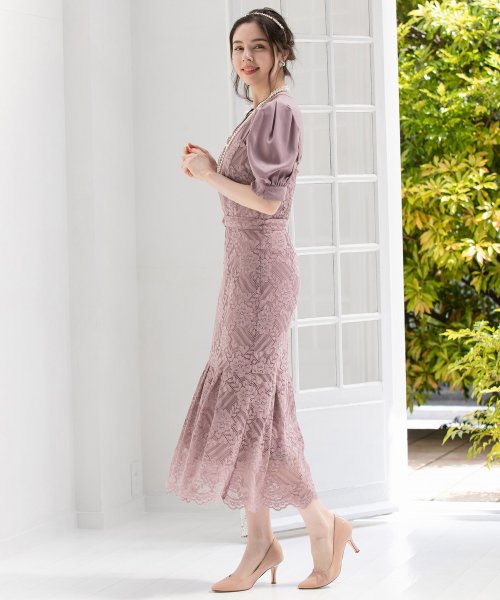 DRESS+(ドレス プラス)/ブラウス ジャンパースカート セット 結婚式 ドレス マーメイド/img15