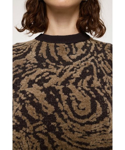 SLY(スライ)/SWIRL PATTERN KNIT トップス/img16