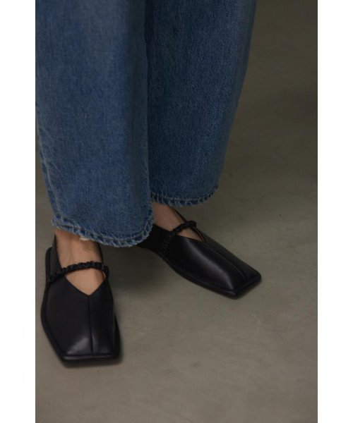 BLACK BY MOUSSY(ブラックバイマウジー)/square toe barret shoes/img05