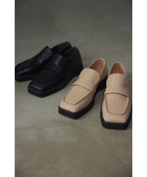 BLACK BY MOUSSY(ブラックバイマウジー)/square toe loafer/img14