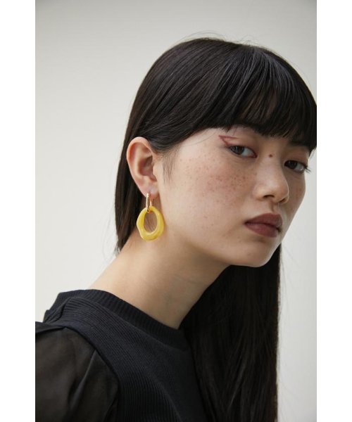 AZUL by moussy(アズールバイマウジー)/2WAY COLOR ACRYL RING EARRINGS/img07