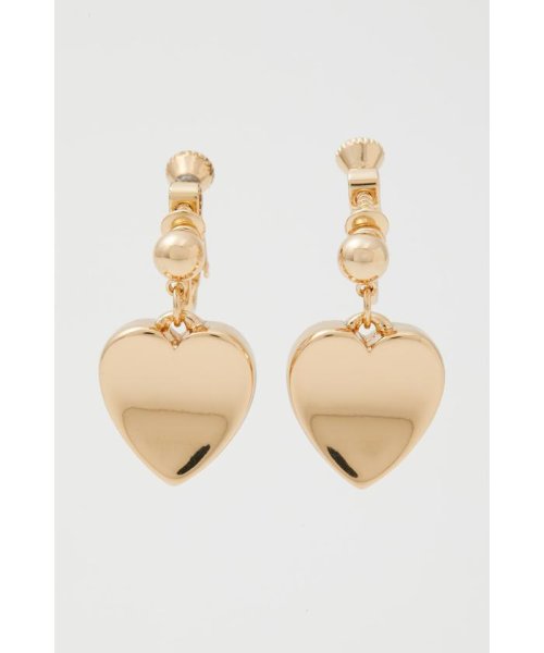 AZUL by moussy(アズールバイマウジー)/THICK HEART EARRINGS/img01