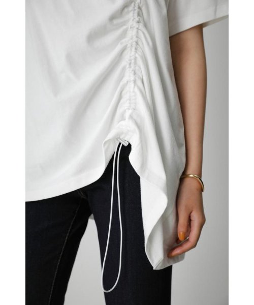 AZUL by moussy(アズールバイマウジー)/DRAWSTRING HALF SLEEVE TEE/img09