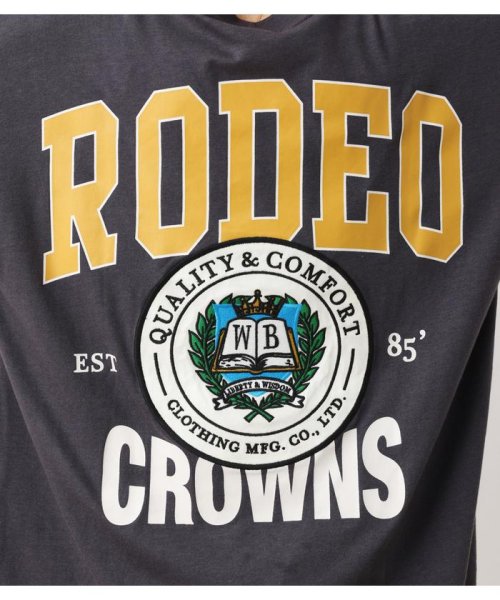 RODEO CROWNS WIDE BOWL(ロデオクラウンズワイドボウル)/Rodeo College L/S Tシャツ/img16