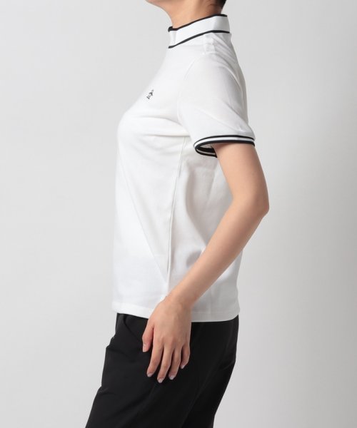 Munsingwear(マンシングウェア)/『STANDARD』SUNSCREENスムースガゼット付きモックネック半袖シャツ/img19