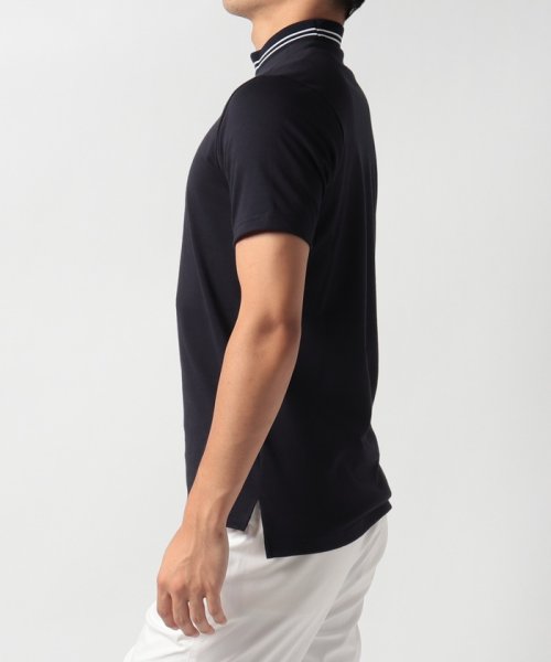 Munsingwear(マンシングウェア)/『STANDARD』SUNSCREENスムースガゼット付きモックネック半袖シャツ/img01