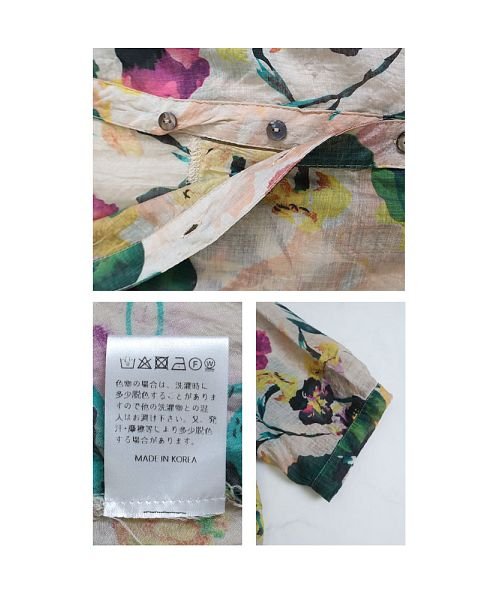 Sawa a la mode(サワアラモード)/クローゼットを彩る水彩花のシャツブラウス/img23