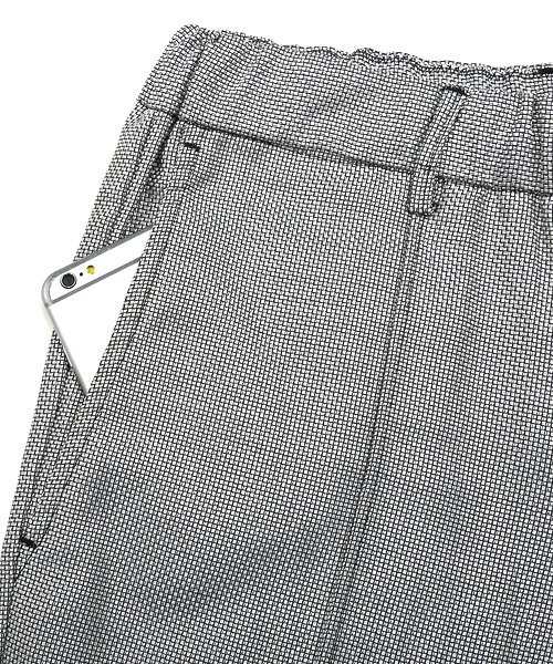 LUXSTYLE(ラグスタイル)/バスケット織りイージースラックス/アンクルパンツ メンズ バスケット織り/img15