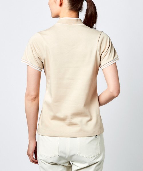 Munsingwear(マンシングウェア)/『STANDARD』SUNSCREENスムースガゼット付きモックネック半袖シャツ/img03