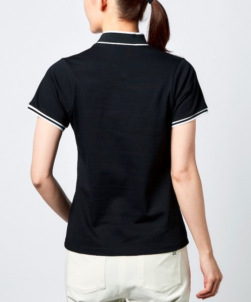 Munsingwear(マンシングウェア)/『STANDARD』SUNSCREENスムースガゼット付きモックネック半袖シャツ/img06