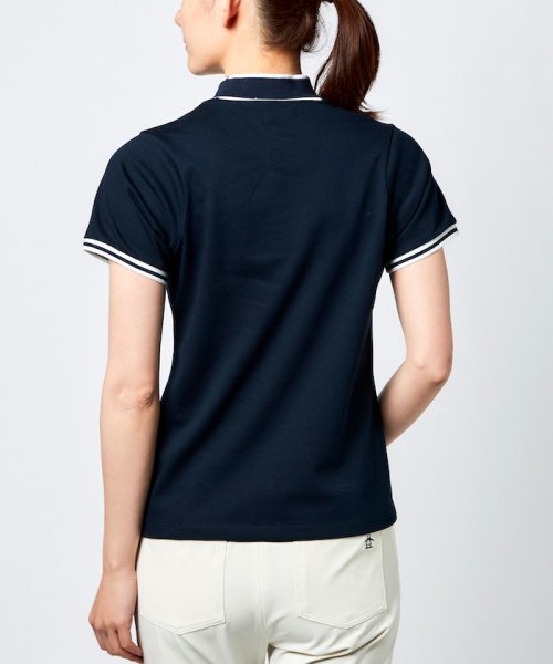 Munsingwear(マンシングウェア)/『STANDARD』SUNSCREENスムースガゼット付きモックネック半袖シャツ/img12