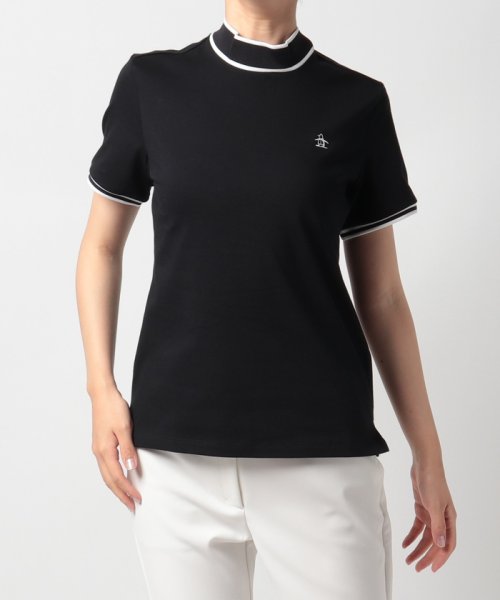 Munsingwear(マンシングウェア)/『STANDARD』SUNSCREENスムースガゼット付きモックネック半袖シャツ/img16