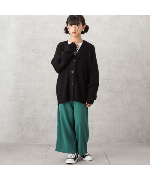 MAC HOUSE(kid's)(マックハウス（キッズ）)/NAVY ネイビー Vネックカーデアンサンブル MH627－802/img01