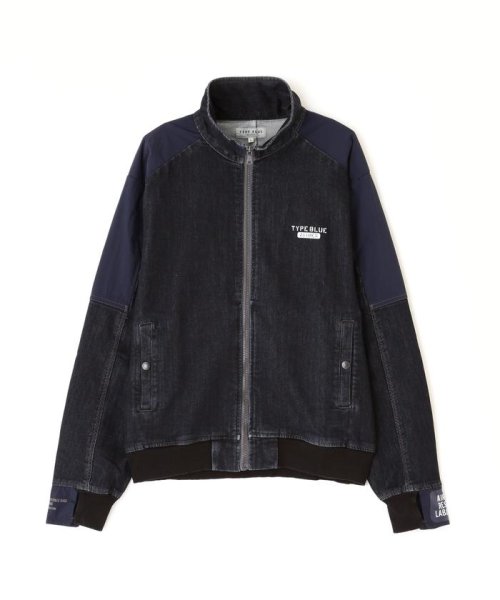 AVIREX(AVIREX)/《TYPE BLUE》ジョグデニム トラックジャケット/JOG DENIM TRACK JACKET/img02