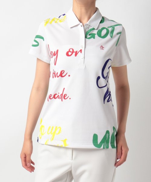 Munsingwear(マンシングウェア)/Coolistメッセージプリントシャツ【アウトレット】/img01