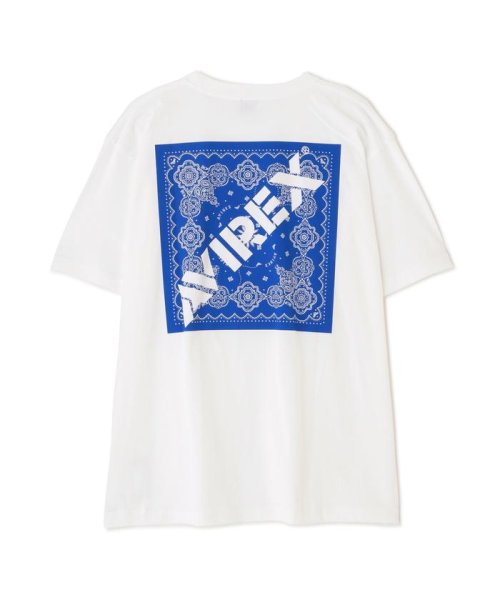 AVIREX(AVIREX)/《WEB&DEPOT店限定》バンダナ プリント ボックス ロゴ Tシャツ / BANDANA PRINT BOX LOGO T－SHIRT/img03