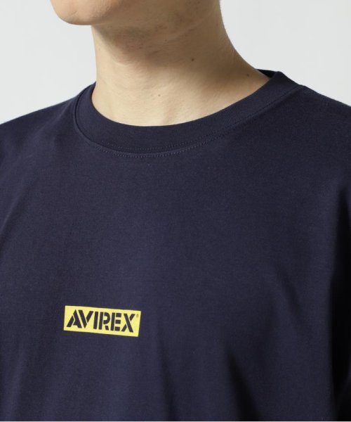 AVIREX(AVIREX)/《WEB&DEPOT店限定》バンダナ プリント ボックス ロゴ Tシャツ / BANDANA PRINT BOX LOGO T－SHIRT/img09