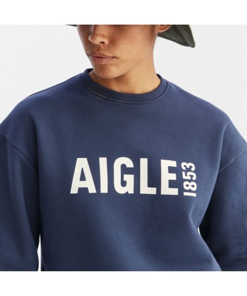 AIGLE(エーグル)/ロゴクルーネックスウェットシャツ/img04