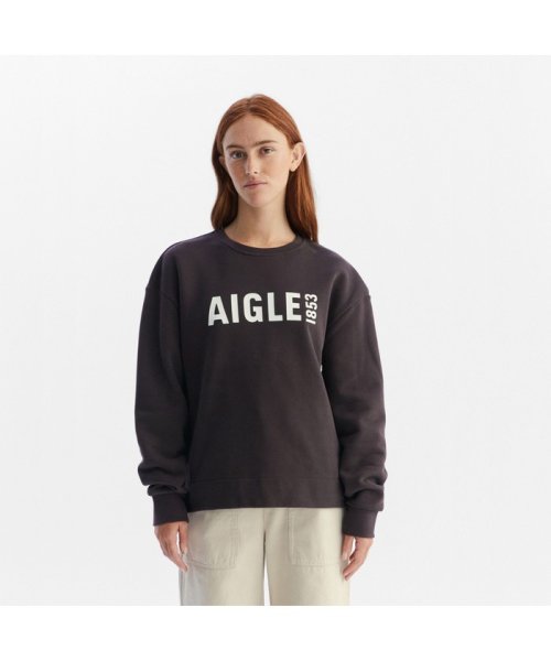 AIGLE(エーグル)/ロゴクルーネックスウェットシャツ/img05