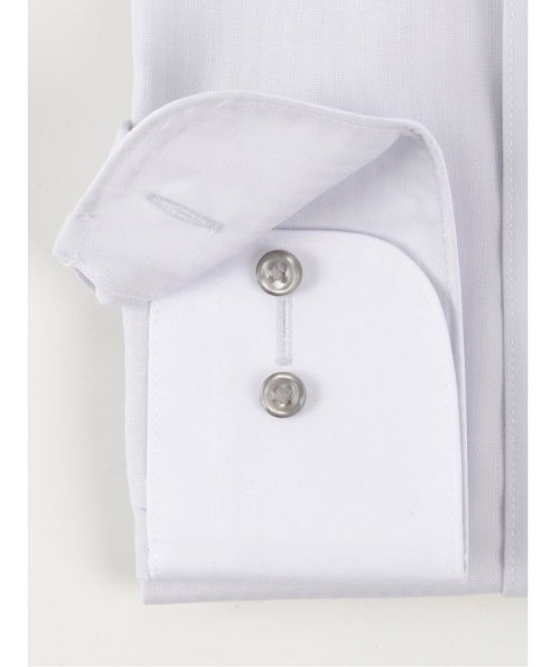 TAKA-Q(タカキュー)/形態安定 吸水速乾 スタンダードフィット 2枚衿ドゥエ 長袖 シャツ メンズ ワイシャツ ビジネス yシャツ 速乾 ノーアイロン 形態安定/img02