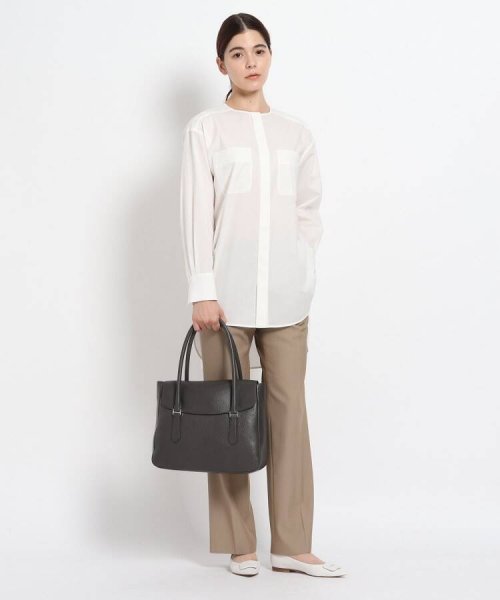 【ピアーチェ】レザーハンドバッグ L 本革 A4サイズ ビジネスバッグ 