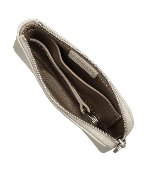 【アクセサリー】ポーチ（キーリング付き） レザー コンパクト カードケース キーケース 本革 キーリング付き