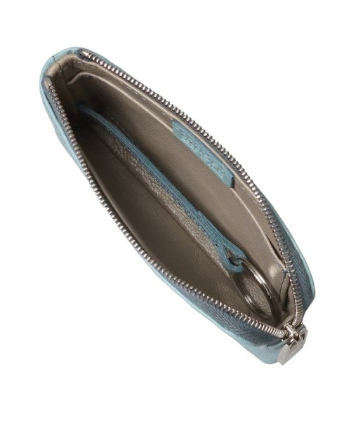 【アクセサリー】ポーチ（キーリング付き） レザー コンパクト カードケース キーケース 本革 キーリング付き