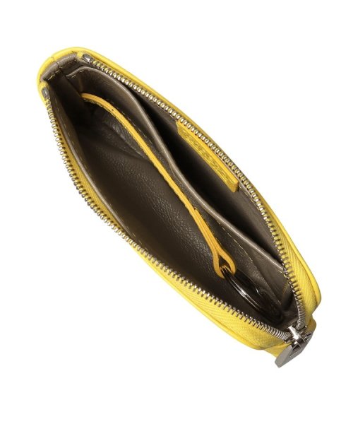 【アクセサリー】ポーチ（キーリング付き） レザー コンパクト カードケース キーケース 本革 キーリング付き