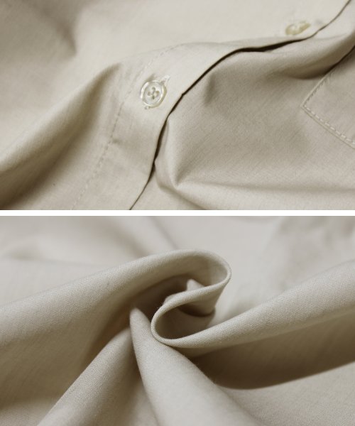 Fizz(フィズ)/胸ポケット付きシャツトップス オーバーサイズ　ゆったり/img16