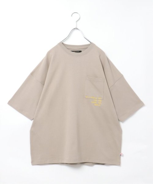 VENCE　EXCHANGE(ヴァンス　エクスチェンジ)/USAコットンポケット刺繍Tシャツ/img17