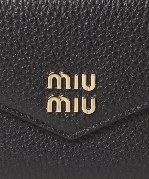 MIUMIU(ミュウミュウ)/【MIUMIU】ミュウミュウ コンパクト財布 三つ折り MIUMIU 5MH0402DT7/img06