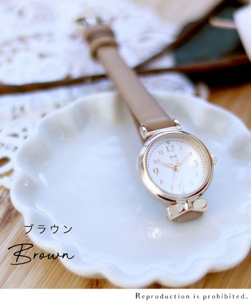 nattito(ナティート)/【メーカー直営店】腕時計 レディース リュバン リボン ストーン 可愛い フィールドワーク ASS152/img09