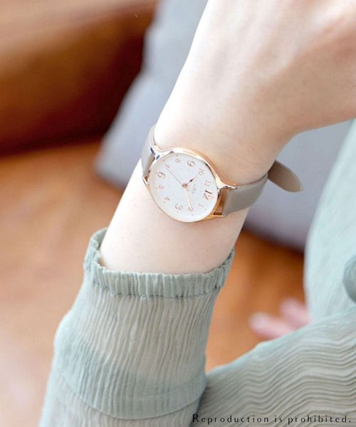 nattito(ナティート)/【メーカー直営店】腕時計 レディース リュース 薄くて 軽い 見やすい シンプル スリム フィールドワーク ASS156/img04