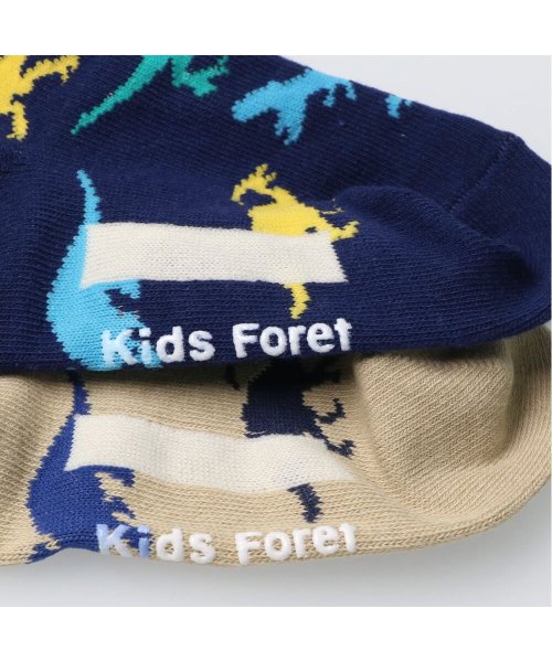 Kids Foret(キッズフォーレ)/【子供服】 Kids Foret (キッズフォーレ) 恐竜柄クルーソックス・靴下 14cm～20cm B57301/img03