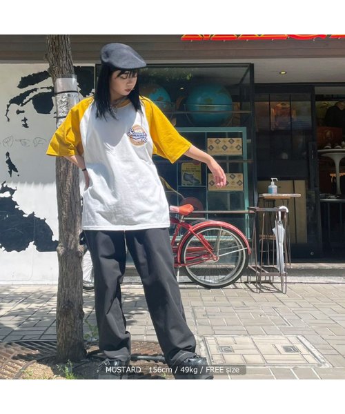 1111clothing(ワンフォークロージング)/オーバーサイズ tシャツ メンズ ヘビーウェイト tシャツ レディース ラグランスリーブ ビッグtシャツ 綿100% 厚手 ビッグシルエット 半袖 ビッグt バ/img08