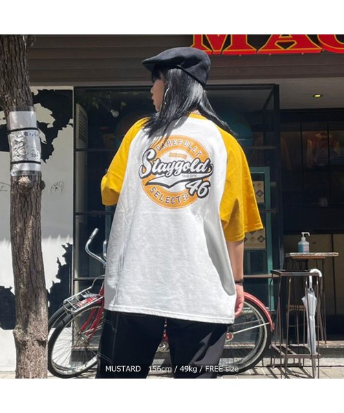 1111clothing(ワンフォークロージング)/オーバーサイズ tシャツ メンズ ヘビーウェイト tシャツ レディース ラグランスリーブ ビッグtシャツ 綿100% 厚手 ビッグシルエット 半袖 ビッグt バ/img09