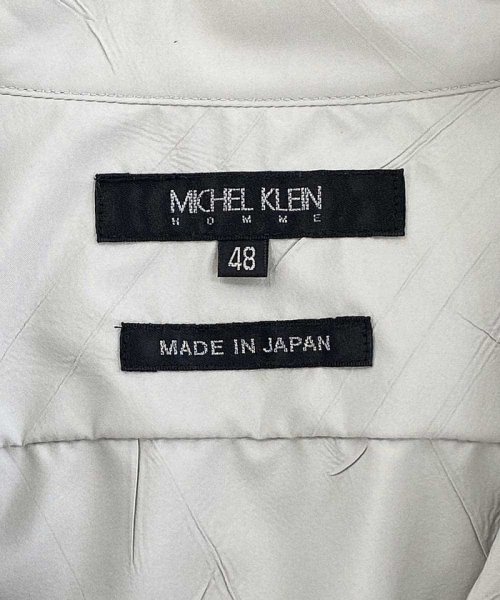 MICHEL KLEIN HOMME(ミッシェルクランオム)/ワッシャーバンドカラーシャツ/img23