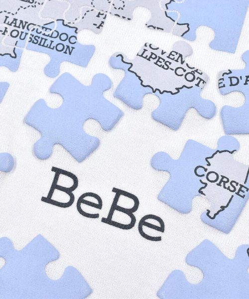 BeBe(ベベ)/フランス マップ ジグソーパズル プリント Tシャツ (80~140cm)/img14