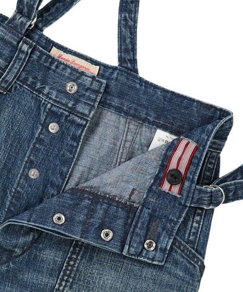 デニムダンガリー DENIM DUNGAREE 8ozデニム サスペンダー パン 
