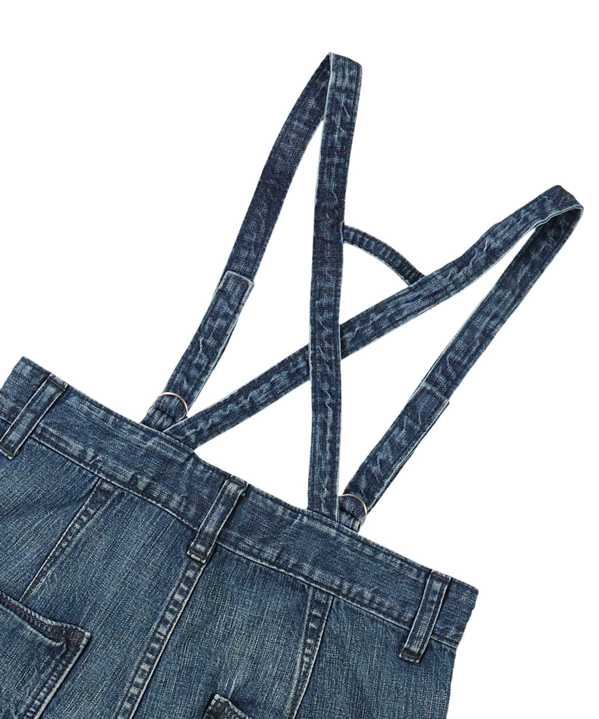 デニムダンガリー DENIM DUNGAREE 8ozデニム サスペンダー パン