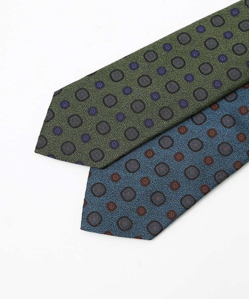 ABAHOUSE(ABAHOUSE)/【IMPORT FABRIC TIE】シルク 小紋柄 ネクタイ/img05