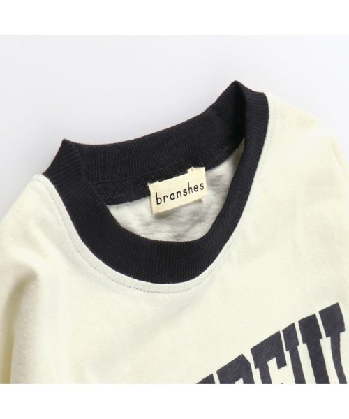 BRANSHES(ブランシェス)/【クレイジ―配色】ロゴ長袖Tシャツ ロンT<br>/img03