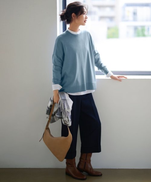 NIJYUSANKU（SMALL SIZE）(23区（小さいサイズ）)/【CLASSY.1月号掲載】CANCLINI バンドカラー シャツ/img18